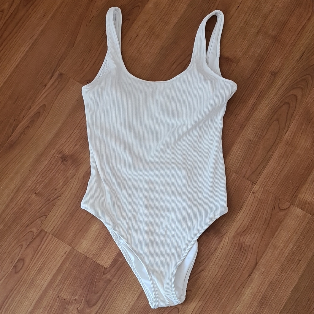 Aerie White One Piece Bathing Suit